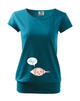 Těhotenské Tričko s motivem Kuk z bříška - tenhle potisk si zamiluješ!