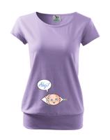 Těhotenské Tričko s motivem Kuk z bříška - tenhle potisk si zamiluješ!