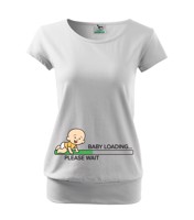 Těhotenské Tričko s potiskem Baby Loading