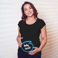 Těhotenské tričko s vtipným motivem Baby inside