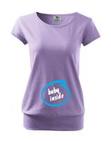 Těhotenské tričko s vtipným motivem Baby inside
