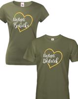 Trička pro nejlepšího dědečka a babičku - originální dárek k výročí nebo narozeninám