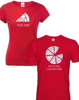 Trička pro páry Pizza - ideální trika pro zamilované