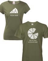 Trička pro páry Pizza - ideální trika pro zamilované