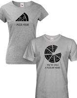 Trička pro páry Pizza - ideální trika pro zamilované