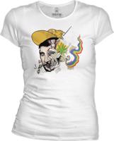 Tričko dámské bílé Elektrick Mann - Hlava