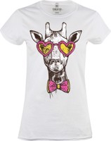 Tričko dámské Hipster Giraffe
