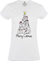 Tričko dámské Merry Catmas