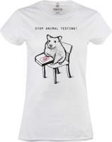 Tričko dámské Stop testům na zvířatech
