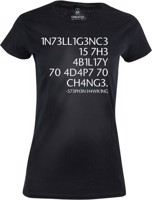 Tričko dámské Teorie inteligence