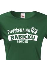 Tričko pro budoucí babičku roku 2025 - skvělý dárek