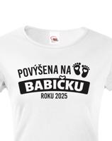 Tričko pro budoucí babičku roku 2025 - skvělý dárek
