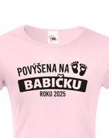 Tričko pro budoucí babičku roku 2025 - skvělý dárek