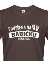 Tričko pro budoucí babičku roku 2025 - skvělý dárek