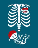 Tričko pro budoucí maminky Kostrička chlapeček - dárek pro budoucí maminku