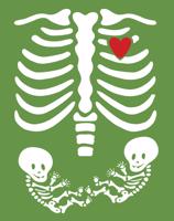 Tričko pro budoucí maminky Kostričky dvojčátka