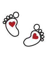 Tričko pro budoucí maminky s vtipným potiskem nožičky