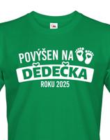Tričko pro budoucího dědečka roku 2025 - skvělý dárek