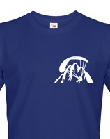 Tričko pro fanoušky paraglidingu s mini potiskem na srdci