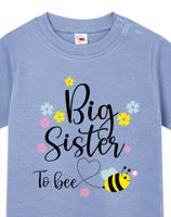 Tričko pro miminka s potiskem Big sister to bee