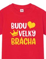 Tričko pro miminka s potiskem Budu velký brácha