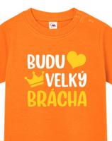 Tričko pro miminka s potiskem Budu velký brácha