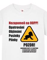 Tričko pro miminka s pravidly péče