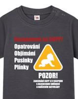 Tričko pro miminka s pravidly péče