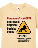 Tričko pro miminka s pravidly péče