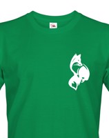 Tričko pro myslivce Liška - decentní motiv na prsou
