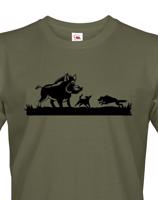 Tričko pro myslivce Lov divokých prasat - ideální dárek k narozeninám