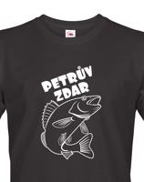 Tričko pro rybáře Petrův zdar - originální potisk na kvalitním triku