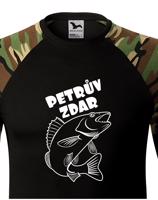 Tričko pro rybáře Petrův zdar - originální potisk na kvalitním triku