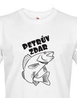 Tričko pro rybáře Petrův zdar - originální potisk na kvalitním triku