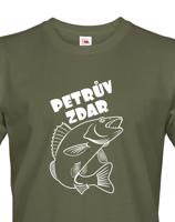 Tričko pro rybáře Petrův zdar - originální potisk na kvalitním triku