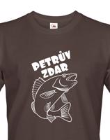 Tričko pro rybáře Petrův zdar - originální potisk na kvalitním triku