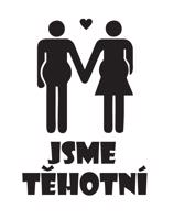 Tričko pro těhotné "Jsme těhotní" - ideální dárek pro nastávající maminku