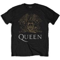 Tričko Queen Černé - žlutý potisk Velikost: XL
