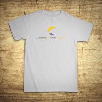 Tričko s motivem ... a osmý den Bůh stvořil Paragliding