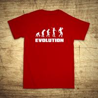 Tričko s motivem Evolution bodybuilding