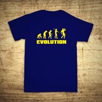 Tričko s motivem Evolution bodybuilding