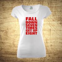 Tričko s motivem Fall down