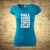 Tričko s motivem Fall down