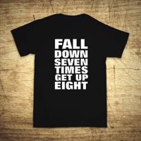 Tričko s motivem Fall down