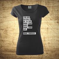 Tričko s motivem Make yourself