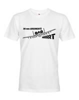 Tričko s motivem oblíbeného bitevníku A-10 Warthog - 30 mm argumentů