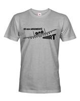 Tričko s motivem oblíbeného bitevníku A-10 Warthog - 30 mm argumentů