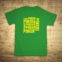 Tričko s motivem Poker