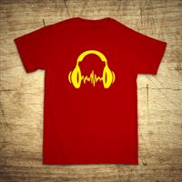 Tričko s motivem Sluchátka 4