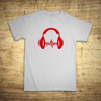 Tričko s motivem Sluchátka 4